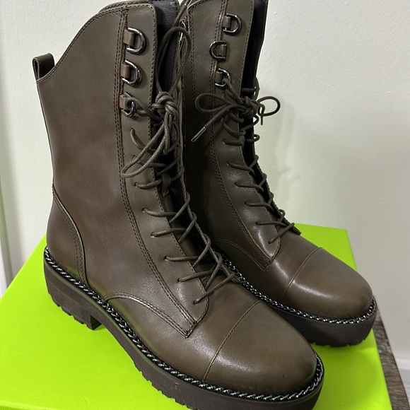 Sam Edelman Lenley Alpine Green Boot US 7.5 NIB - Picture 7 of 10